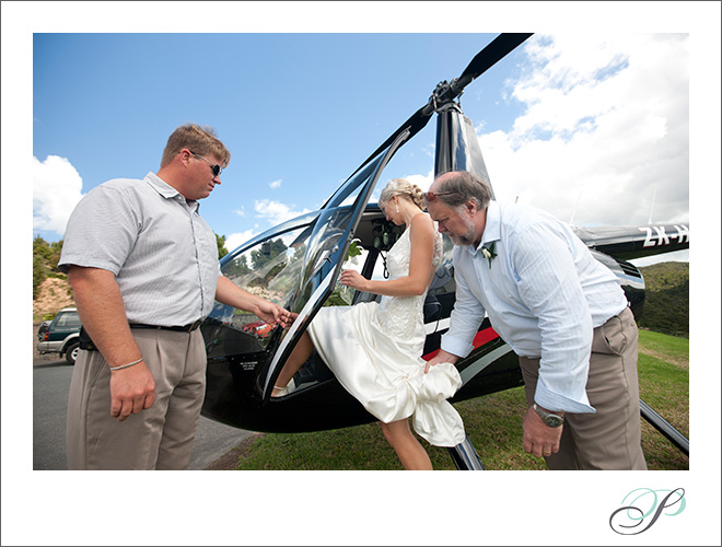 Wedding Transportation Helicopter